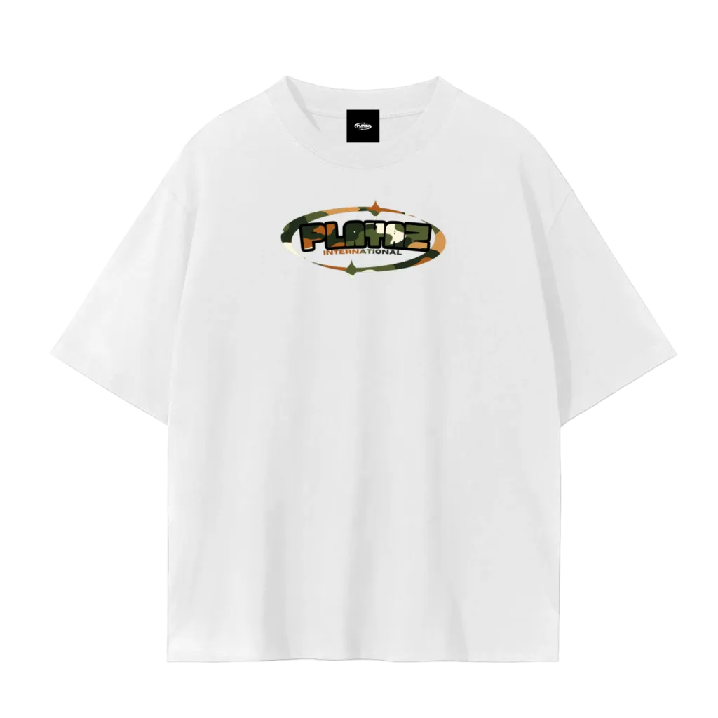 Playaz INTL Camo Logo Streetwear T-Shirt