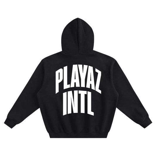 Playaz INTL Hoodie – Black Streetwear Pullover