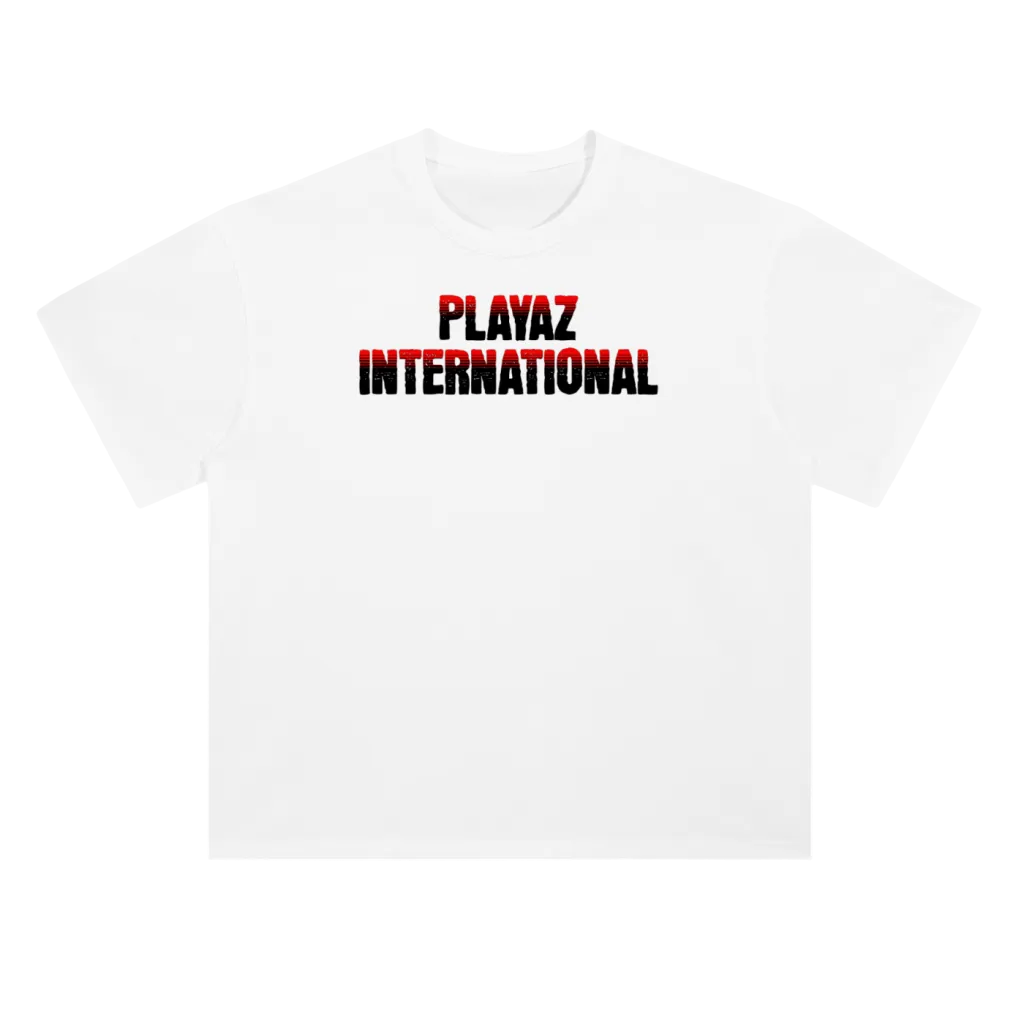  logo t-shirt red streetwear